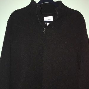 Black teddy jacket Quarter Zip